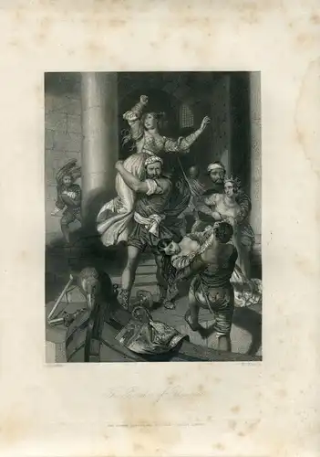 The Bride Of Venice Gravierkunst Bei W.J.Edwardsde Ein Werk De J.R.herbert