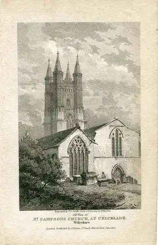 St.Sampson Church At Cricklade, Gravierkunst Bei J. C. Smith De Ein Muster De T.