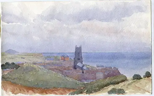 Norfolk. Aquarell von Der Leipziger Englische De Die Siglos Xix-Xx