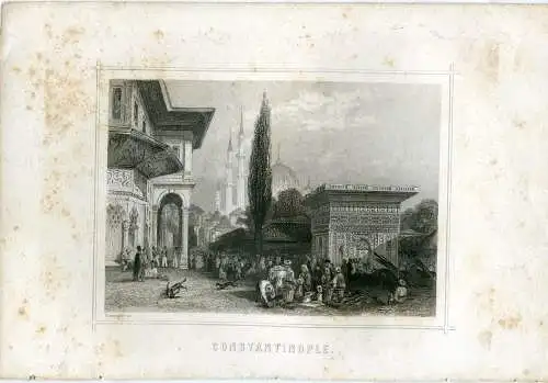 Constantinople Gravierkunst Bei Rouargue Und Herausgegeben IN / Auf / Im Paris