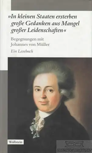 Buch: In kleinen Staaten ersterben große Gedanken... Howald, S., 2003, Wallstein