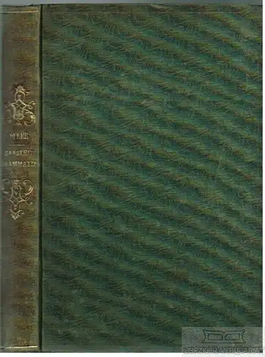 Buch: Ausführliche Sanskrit-Grammatik für den öffentlichen und... Boller, Anton