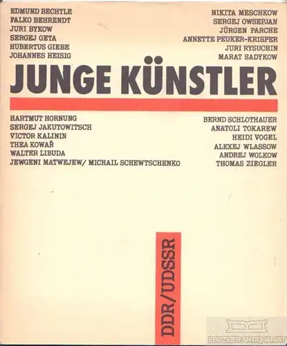 Buch: Junge Künstler DDR/UdSSR. Für Frieden und Sozialismus, Bechtle. 1984