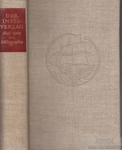 Buch: Der Insel-Verlag, Sarkowski, Heinz. 1970, Insel Verlag, gebraucht, g 30806