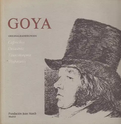 Buch: Goya, Sanchez, Alfonso E. Perez, 1990, geraucht, gut