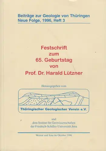 Buch: Beiträge zur Geologie von Thüringen. Neue Folge Heft 3. 1996