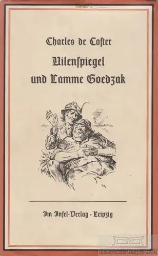 Buch: Uilenspiegel und Lamme Goedzak, Coster, Charles de, Insel-Verlag 252788