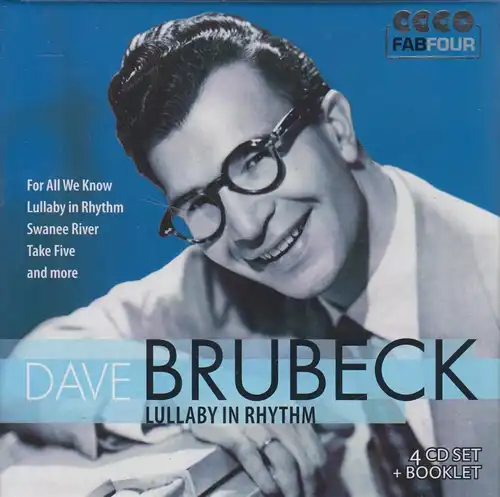 CD-Box: Dave Brubeck - Lullaby in Rhythm, 4 CDs, Membran Music