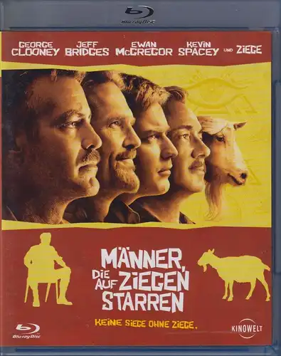 Blu-ray: Männer, die auf Ziegen starren. George Clooney, Ewan McGregor