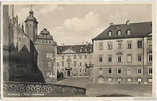 AK Altenburg i. Thür. Schloßhof. ca. 1913, Postkarte. Serien Nr, ca. 1913