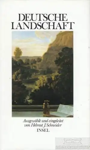 Buch: Deutsche Landschaft, Schneider, Helmut J. 1981, Insel Verlag