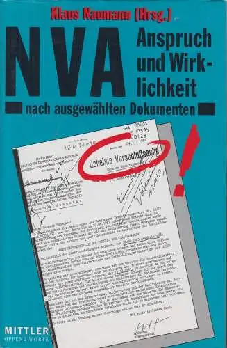 Buch: NVA. Anspruch und Wirklichkeit, Naumann, Klaus. 1996, gebraucht, gut