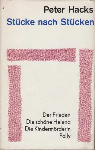 Buch: Stücke nach Stücken, Hacks, Peter. 1980, Aufbau-Verlag, gebraucht, gut