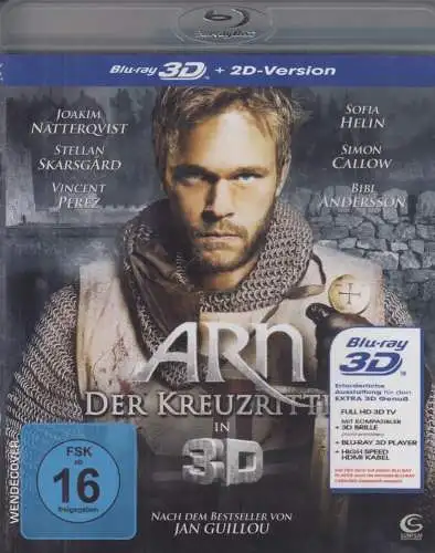 Blu-ray: ARN - Der Kreuzritter in 3D. 2011, gebraucht, gut