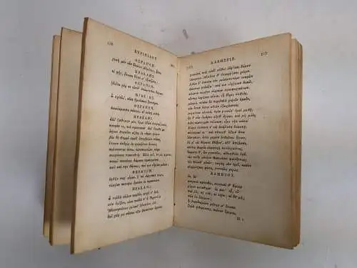 Buch: Euripides - Tragoediae. Tomus II, 1811, Tauchnitz, Hippolytus ...