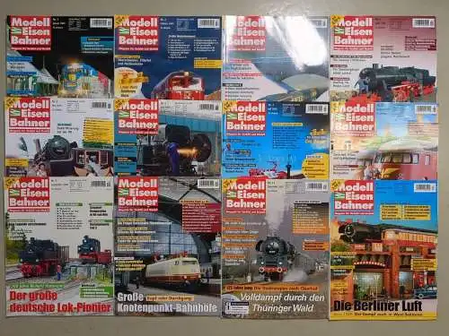 Modelleisenbahner 2009, Heft 1-12, Verlagsgruppe Bahn, Zeitschrift, Modellbau