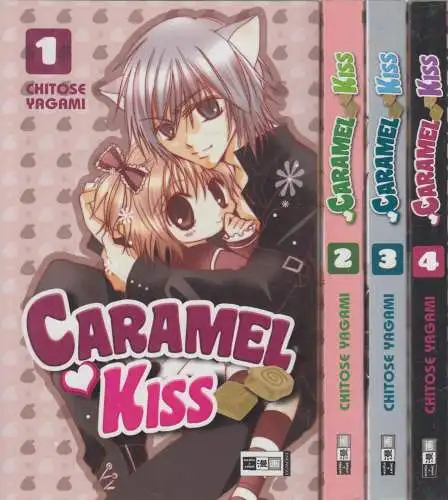 4 Mangas: Caramel Kiss Nr. 1-4. Yagami, Chitose, 2011, Egmont Manga und Anime