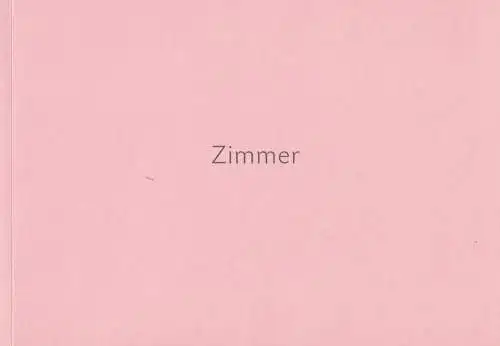 Buch: Zimmer, Bäcker, Hagen, 2000, Kunstverein Röderhof, gebraucht, sehr gut