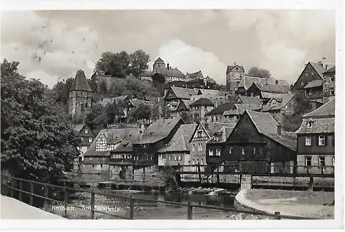 AK Kronach. Am Steinwehr. ca. 1937, Postkarte. Serien Nr, ca. 1937