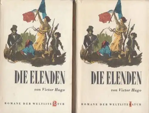 Buch: Die Elenden, Hugo, Victor. 2 Bände, Romane der Weltliteratur, 1957