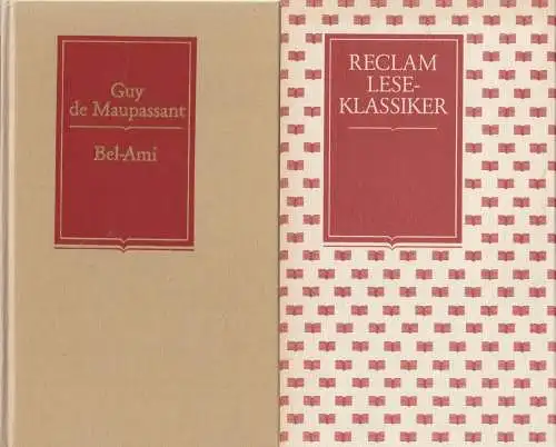 Buch: Bel-Ami, Maupassant, Guy de, 1986, Philipp Reclam jun., gebraucht: gut