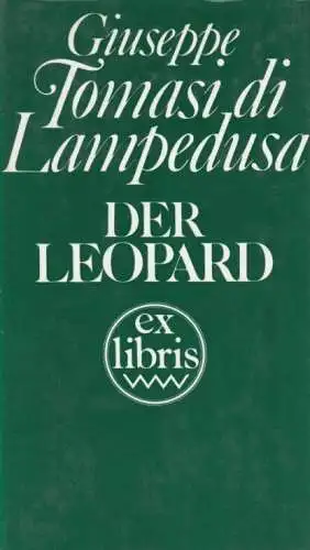 Buch: Der Leopard, Tomasi di Lampedusa, Guiseppe. Ex libris, 1986