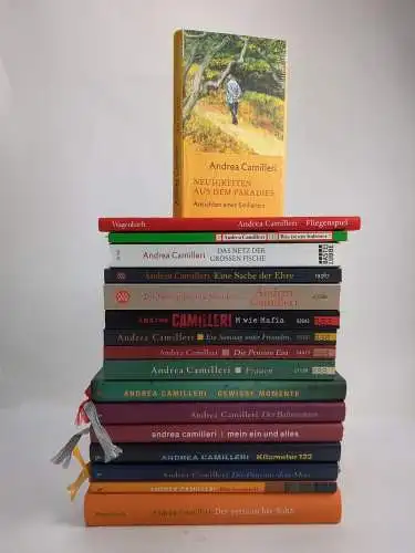 17 Bücher Andrea Camilleri: Der Bahnwärter, Gewisse Momente, Mein ein und alles