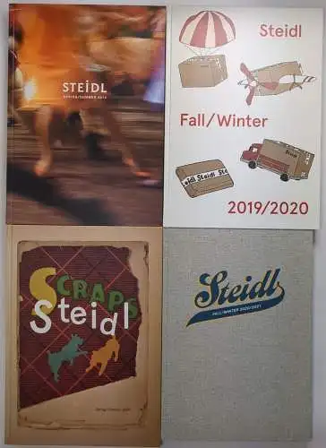 4 Bücher Steidl: Spring/Summer 2014; Fall/Winter 2019/2020; Spring/Summer 2020;