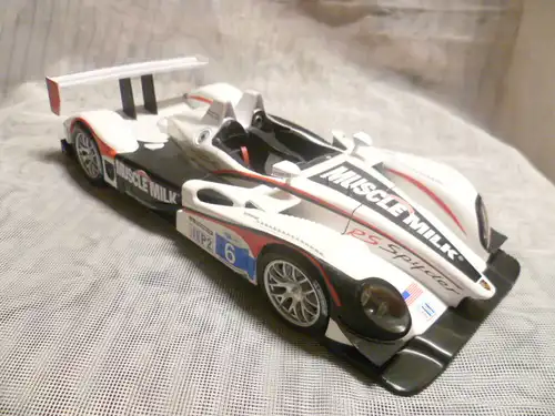 Porsche RS Spyder 2010-N°6 Muscle Milk Team Cytosport 1/18 aus Metall Maßstab 1/18 Sammlermodell