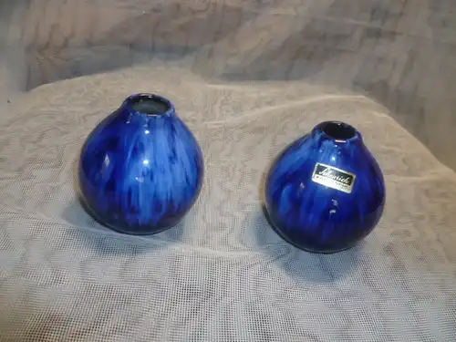 Scheurich Vase von 1970 im Pagoden Design und rot-schwarzer Glasur, Modell 266-28