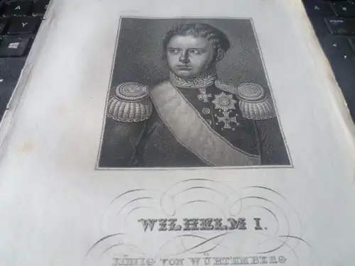 Friedrich Wilhelm I v. Württ. 1781-1864  "Dreiviertelportrait"