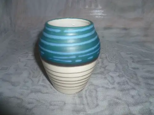 Scheurich Vase Graffiti Dekor oder Afrika: 550-10 aus den 1950 Jahren H:10 cm           