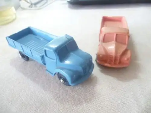 2Tomte Laerdal No. 15Dodge LKW orange + blau norway 1;43