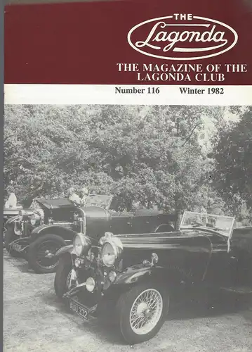 The Lagonda Magazine: No. 116 Winter 1982. 