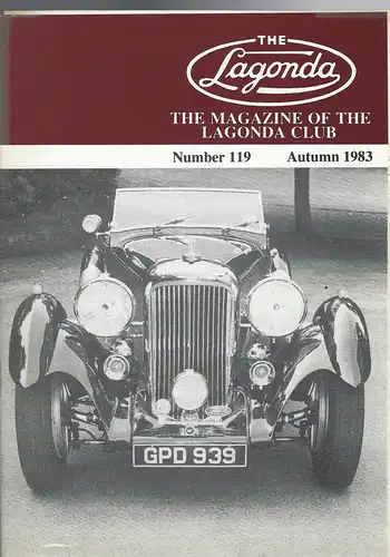 The Lagonda Magazine: No. 119 Autumn 1983. 