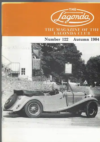 The Lagonda Magazine: No. 122 Autumn 1984. 