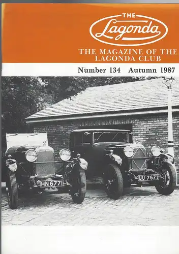 The Lagonda Magazine: No. 134 Autumn 1987. 