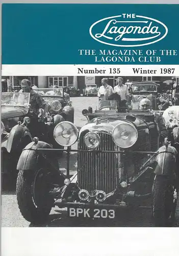 The Lagonda Magazine: No. 135 Winter 1987. 