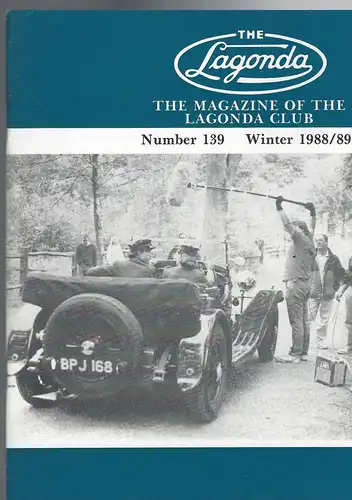 The Lagonda Magazine: No. 139 Winter 1988/89. 