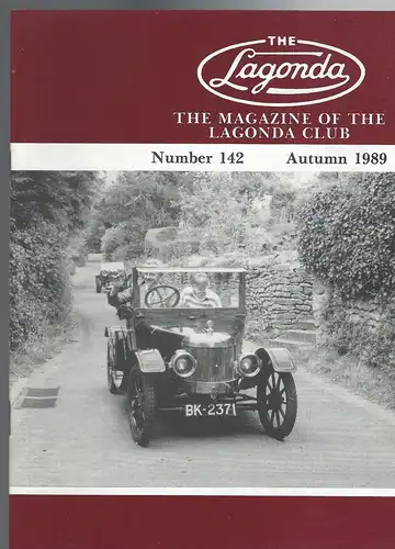 The Lagonda Magazine: No. 142 Autumn 1989. 