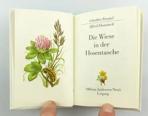 #e6164 Minibuch: Die Wiese in der Hosentasche von Günther Feustel 1. Auflage