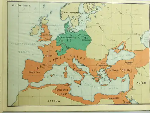 Buch: Deutschlands Leben 12 Seiten & 12 Kartenbilder 1930 dr. Pferdemenges e858