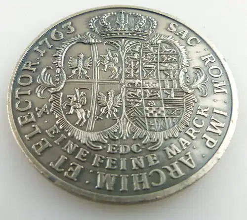 Medaille: Der erste Leipziger Konventionstaler MM 1763 von 1981 e1588