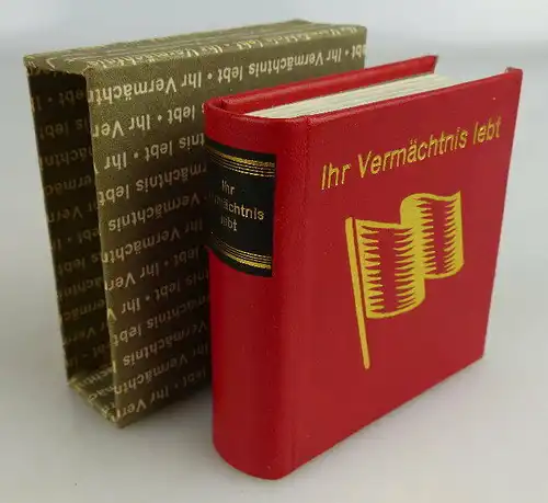 Minibuch: Ihr Vermächtnis lebt 1982 Verlag Zeit im Bild, Buch1524