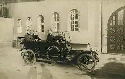 Foto Polizei-Fahrzeug 1920er Jahre