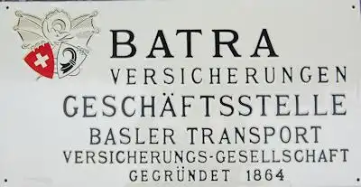 Original Blechschild Batra 1960er Jahre ?