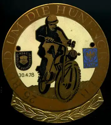 Plakette Delmenhorst ADAC 30.4.1978