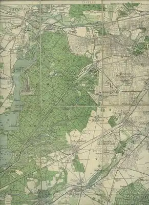 Plan von Berlin-Grunewald ca. 1910