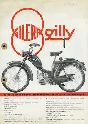 Gilera Gilly Prospekt ca. 1964