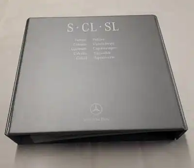 Mercedes-Benz S Klasse CL SL Farben und Polster Musterordner 2005